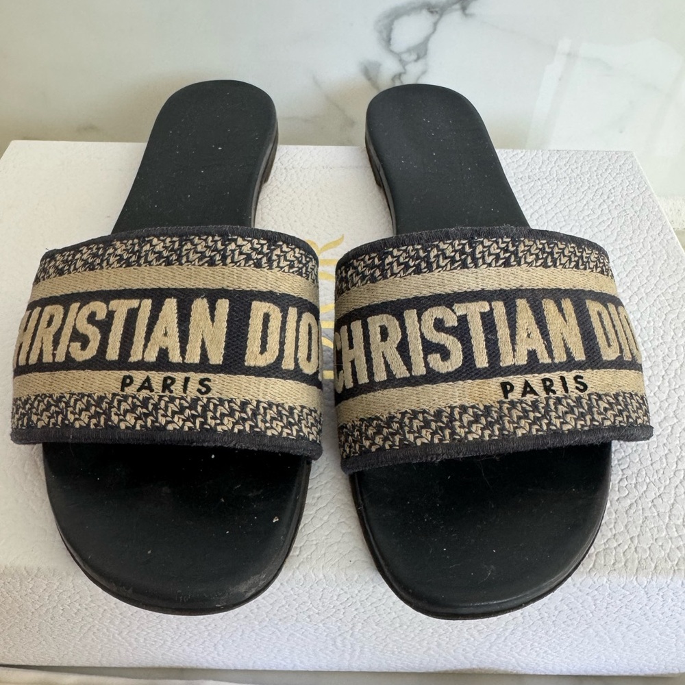 Christian Dior Dway Slide deep blue 38.5